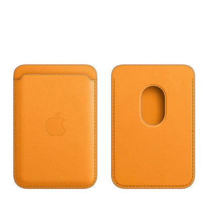MagSafe Magnetic Wallet Card Holder – Leather Case for iPhone 17, 16, 15, 14, 13, 12 & Samsung