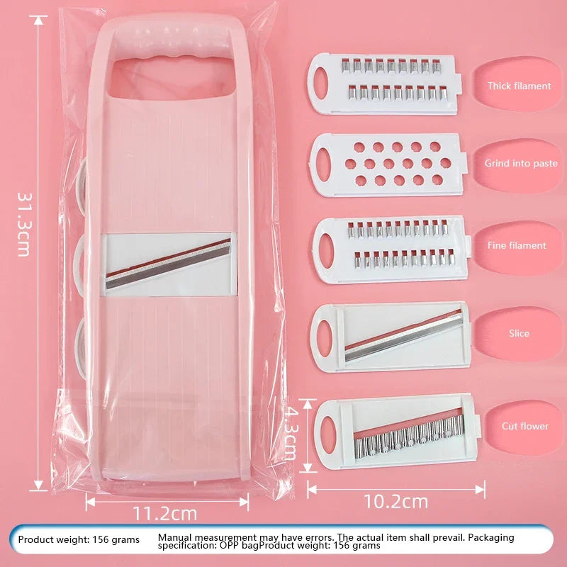 Vegetable Chopper & Fruit Slicer Multifunction Manual Food for Kitchen