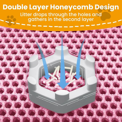 Waterproof Double Layer Cat Litter Mat