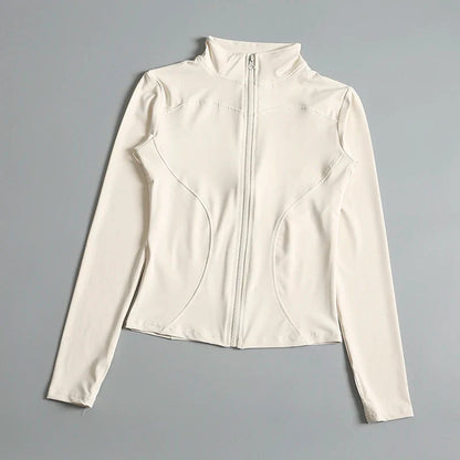 Women Long Sleeve Yoga Jacket for Peak Performance
