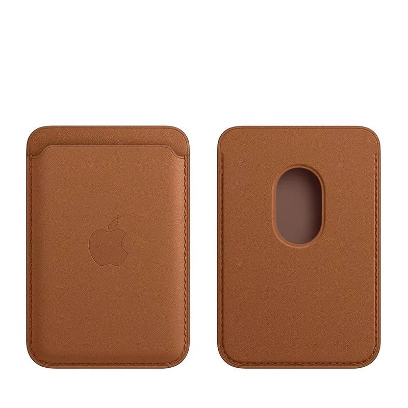 MagSafe Magnetic Wallet Card Holder – Leather Case for iPhone 17, 16, 15, 14, 13, 12 & Samsung