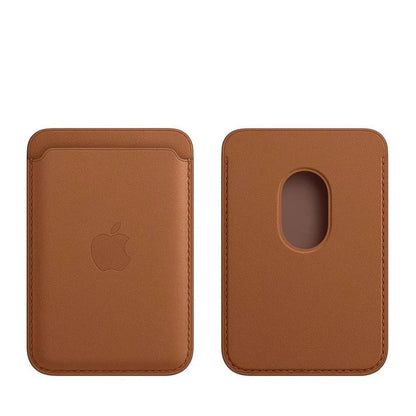 MagSafe Magnetic Wallet Card Holder – Leather Case for iPhone 17, 16, 15, 14, 13, 12 & Samsung