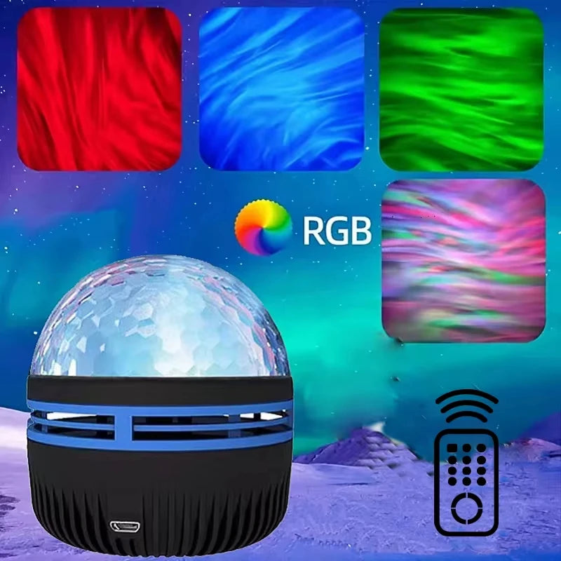 LED Star Galaxy Projector NightLights Starry Sky Projector Christmas Lighting 5V USB Room Bedroom Home Decoration