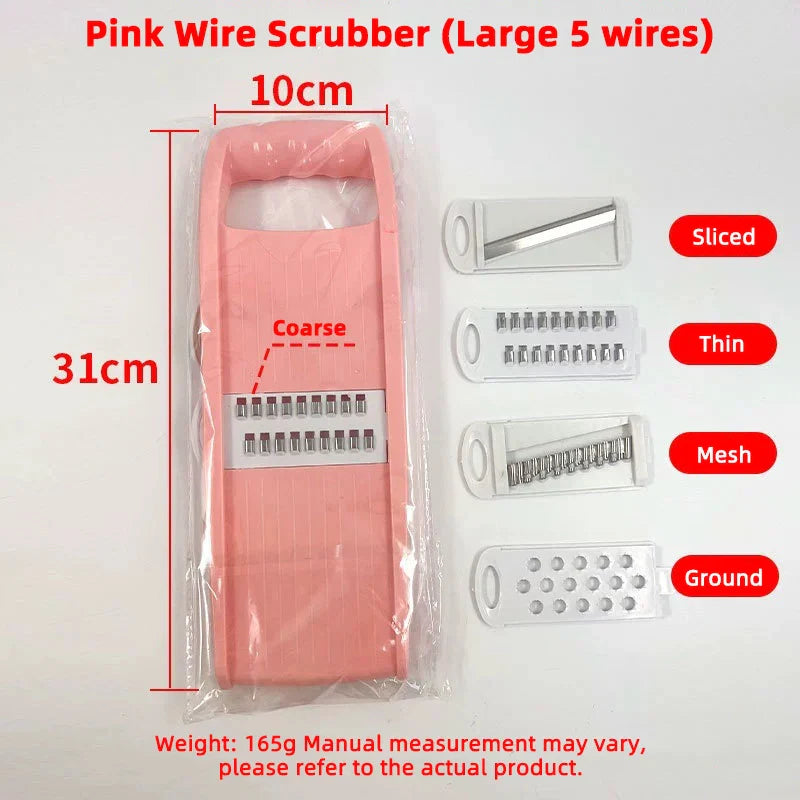 Vegetable Chopper & Fruit Slicer Multifunction Manual Food for Kitchen
