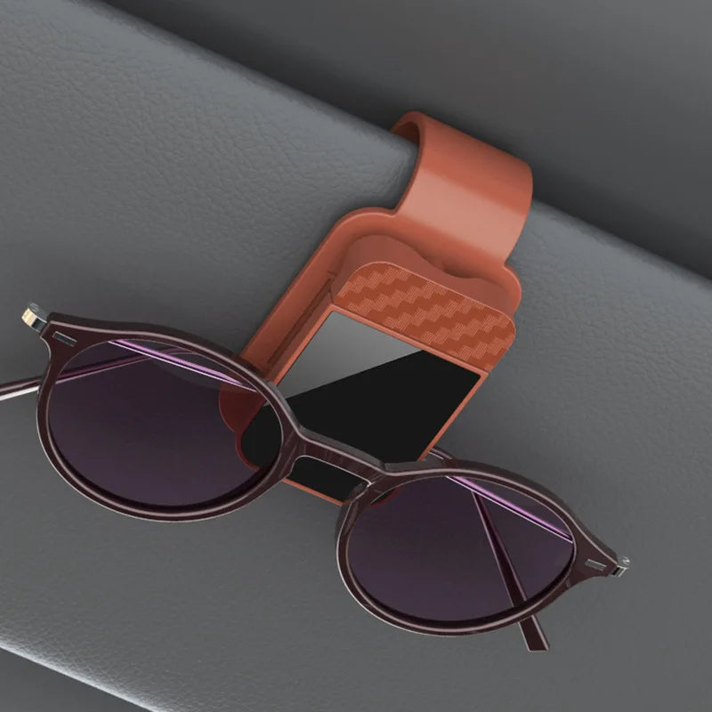 Carbon Fiber Sunglasses Holder Clip