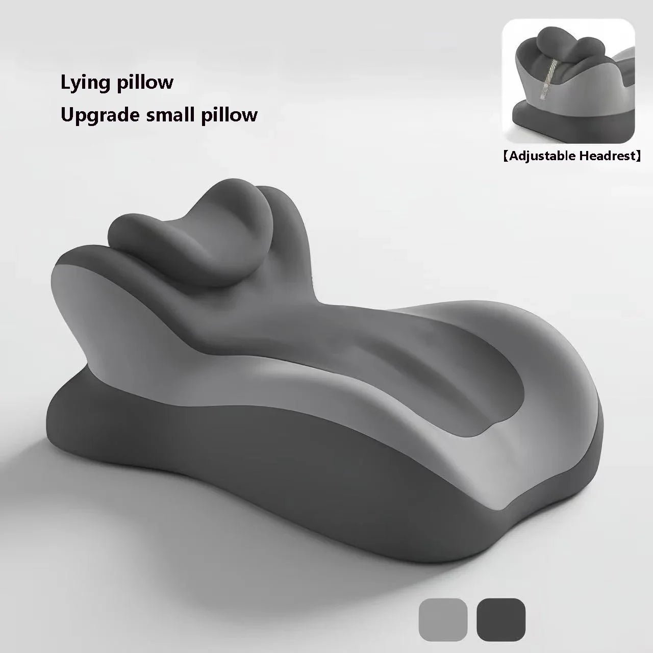 Memory Foam Pillow Ergonomic Support Neck Leg Rest Reading Phone Use Bed Sofa Wedge Shape Pain Relief Comfort