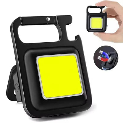 USB Rechargeable Lamp with 90° Foldable Side Lights Super Bright Portable Lanterns