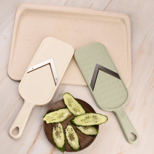 Multi Handheld Mandoline Slicer - Stainless Steel V Blade