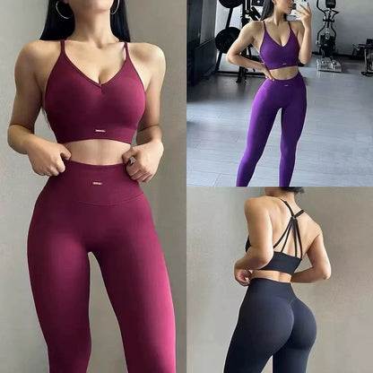 High-Waisted Yoga Suit for Toned Hip Support