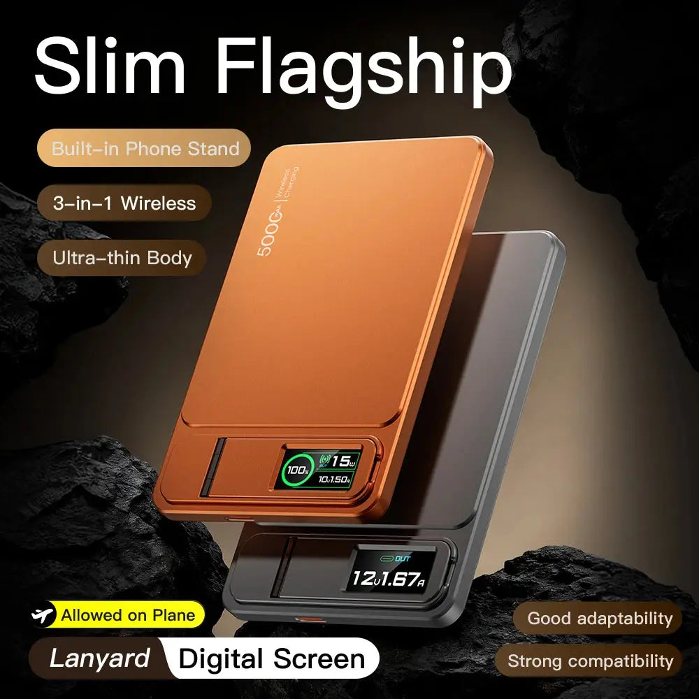 Slim MagSafe Magnetic 20W Portable Charger Battery for iPhone 17 & iWatch