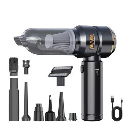 SUITU Wireless Car Vacuum Cleaner – 390000PA Brushless Handheld Mini Vacuum & Air Duster