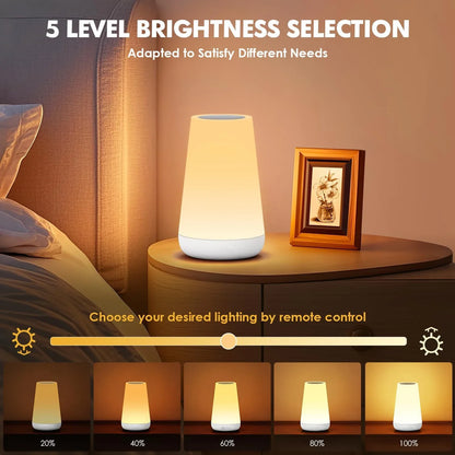 RGB LED Night Light 13 Colors Touch & Remote Control