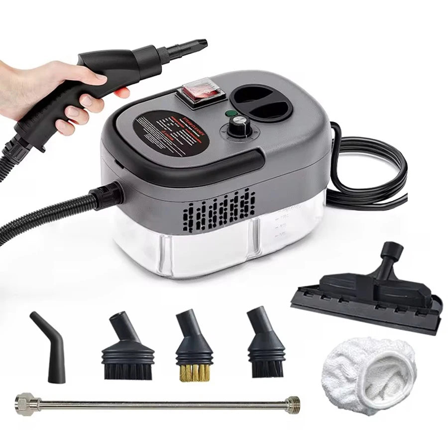 Steamixci 2500W High-Pressure Steam Cleaner – 6-Gear Adjustable Handheld Sanitizer for Home & Car
