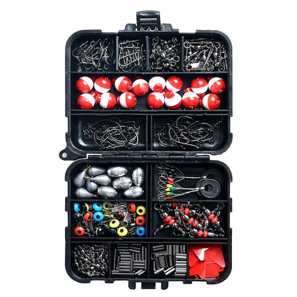 Docooler 263pcs Fishing Accessories Set With Tackle Box