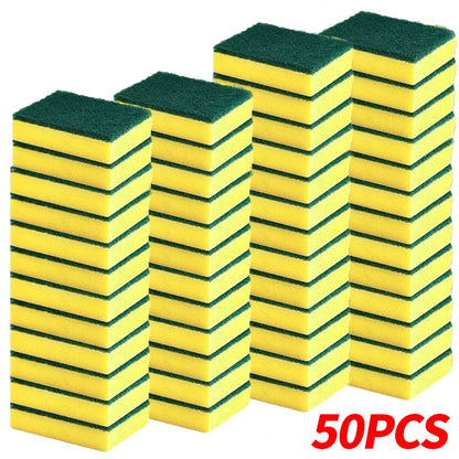 Highly absorbent double-sided sponge