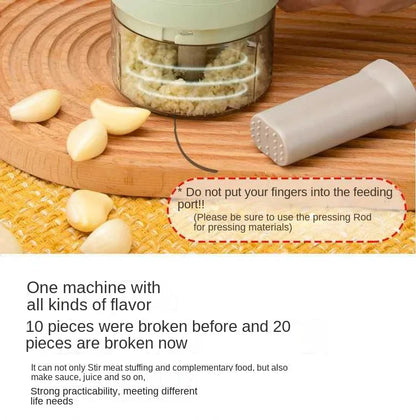 4in1 Handheld Electric Vegetable Cutter Set Wireless