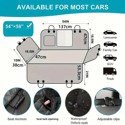 Dog Car Seat Cover for Pets