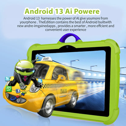Kids Android Tablet 7 Inch 4GB RAM 64GB Educational Tablet