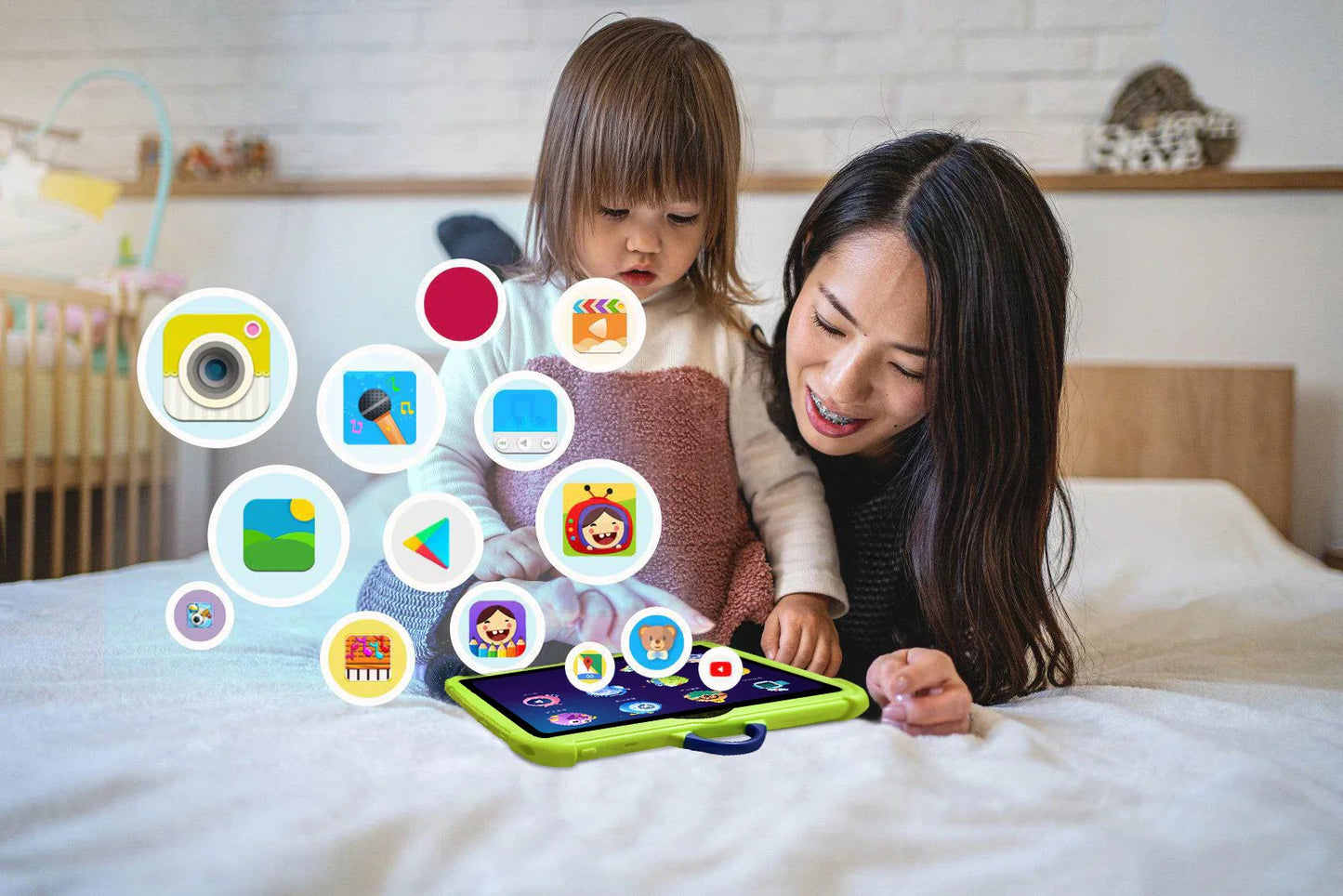Kids Android Tablet 7 Inch 4GB RAM 64GB Educational Tablet