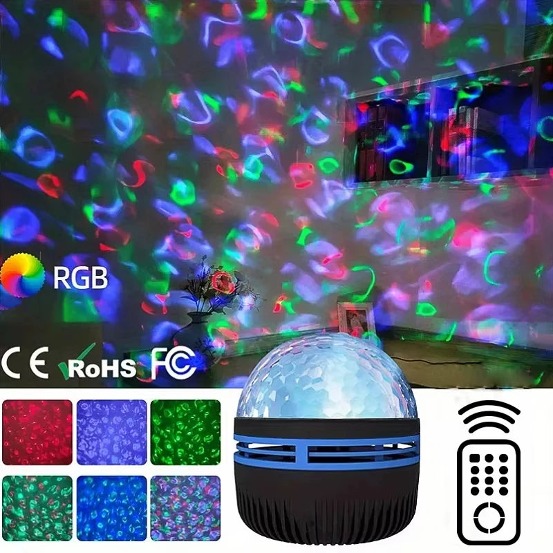 LED Star Galaxy Projector NightLights Starry Sky Projector Christmas Lighting 5V USB Room Bedroom Home Decoration