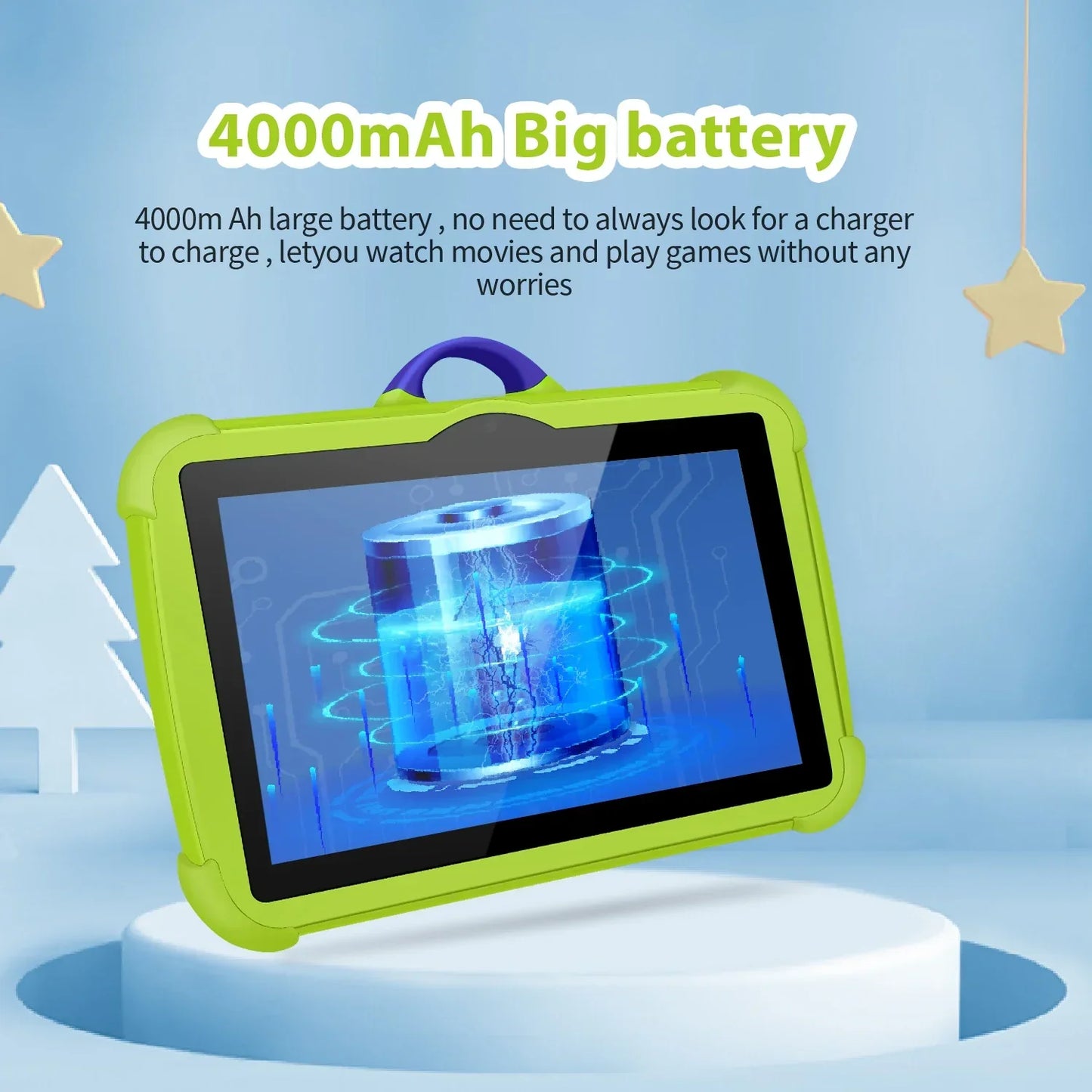 Kids Android Tablet 7 Inch 4GB RAM 64GB Educational Tablet