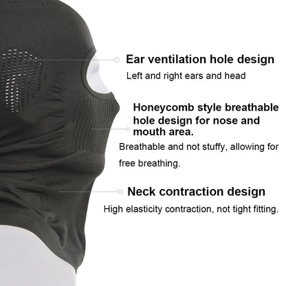 Full Face Mask Outdoor Sports Ski Motorcycle Mask Scarf Helmet Inner Cap