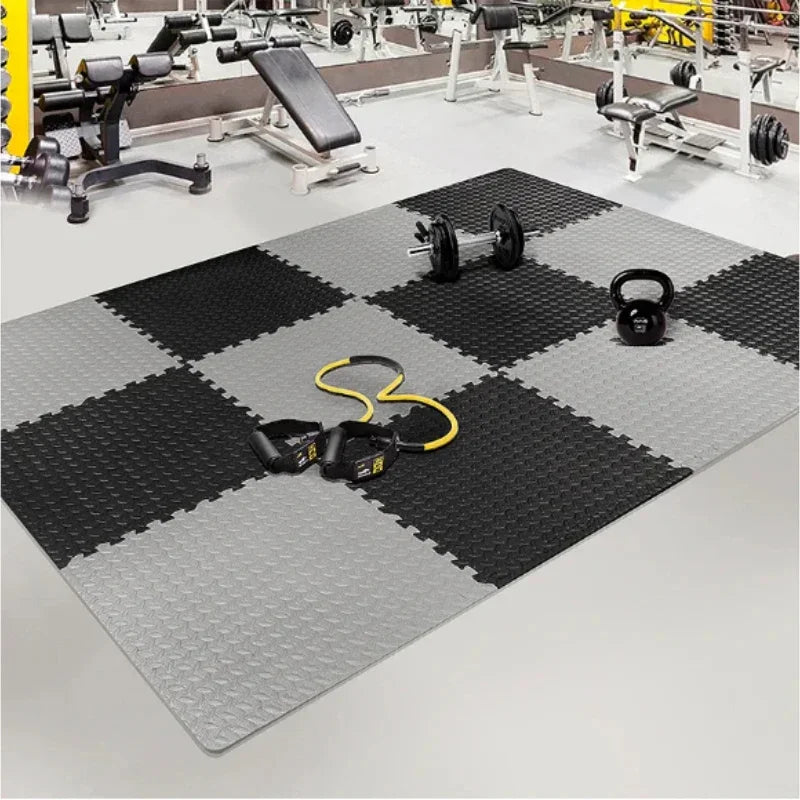 8/16 Pcs Foam Fitness Non Slip Yoga Mat Fitness Floor Tile Protection