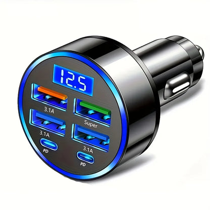 USB C Car Charger 60W PD 3.0 – Dual Port Fast Charging