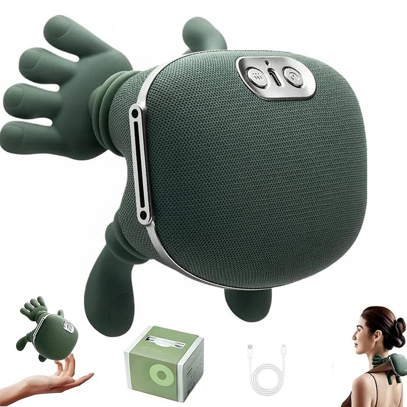 Bionic Neck Shoulder Massager N7 Kneading Massager Shawl 3-Level Modes Neck Cervical Waist Leg Body Muscles Massage Pillow