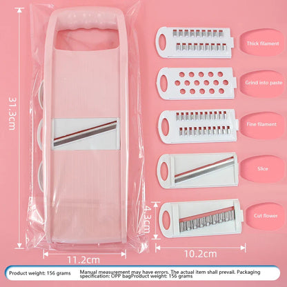 Vegetable Chopper & Fruit Slicer Multifunction Manual Food for Kitchen