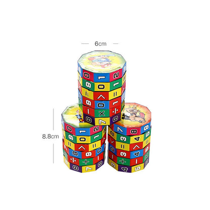 Montessori Math Cube – Counting & Arithmetic Puzzle for Kids
