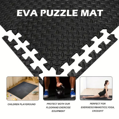 8/16 Pcs Foam Fitness Non Slip Yoga Mat Fitness Floor Tile Protection