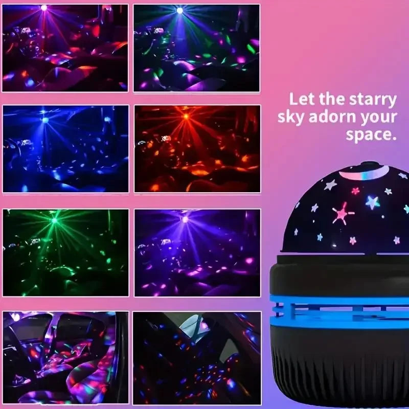 LED Star Galaxy Projector NightLights Starry Sky Projector Christmas Lighting 5V USB Room Bedroom Home Decoration