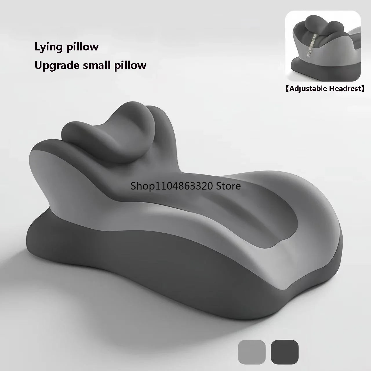Memory Foam Pillow Ergonomic Support Neck Leg Rest Reading Phone Use Bed Sofa Wedge Shape Pain Relief Comfort