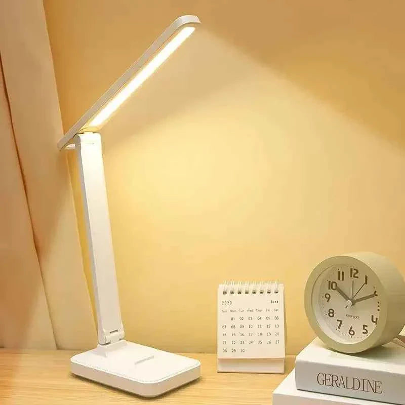 Foldable Table Led Desk Lamp, Eye Protection Night Light, USB Chargeable