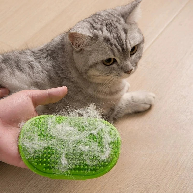 Soft Rubber Dog Brush