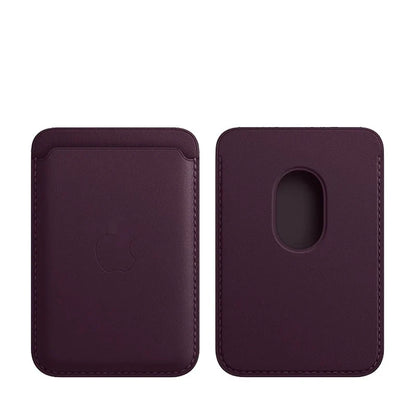 MagSafe Magnetic Wallet Card Holder – Leather Case for iPhone 17, 16, 15, 14, 13, 12 & Samsung