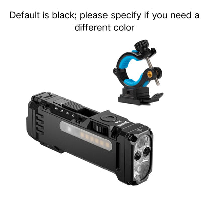 WUBEN X4 EDC Flat Flashlight with RGB Light, 1500 Lumens Mini Flashlight with Tactical Switch and Magnetic,