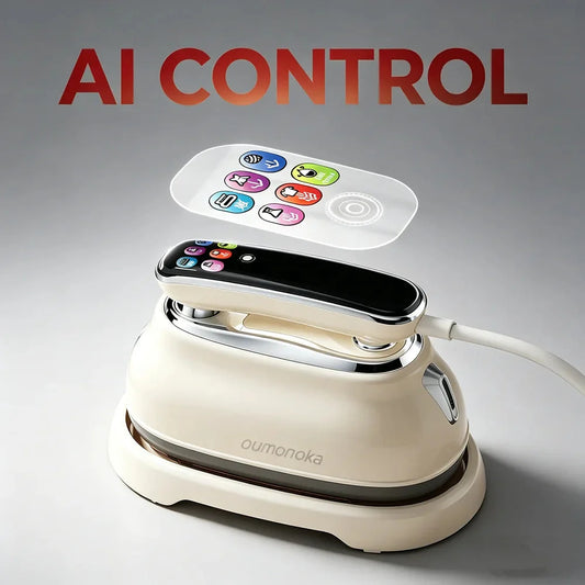 AI Control Handheld Garment Steamer Home Electric Steam Cleaner Portable Foldable Mite Removal Travel Flat Ironing Machine