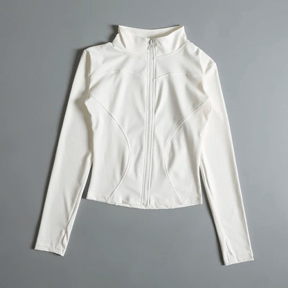 Women Long Sleeve Yoga Jacket for Peak Performance