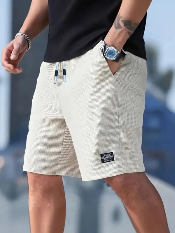 Men's Textured Beach Shorts
