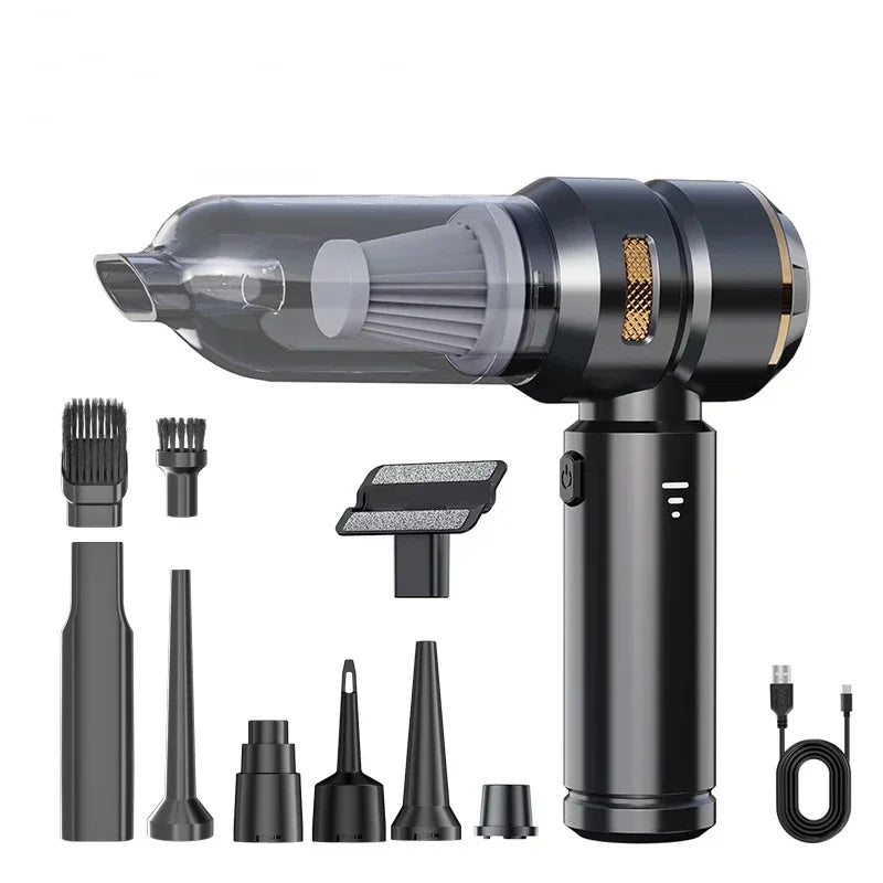 SUITU Wireless Car Vacuum Cleaner – 390000PA Brushless Handheld Mini Vacuum & Air Duster