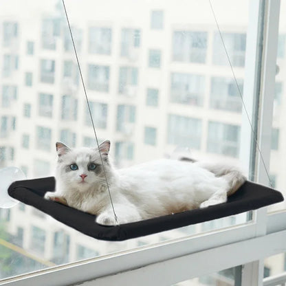 Winter Cat Window Hanging Hammock Bed Suction Cup Space Saving All Seasons Easy Install Pet Bed Cat Climbing Frame