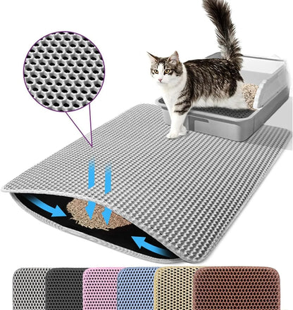 Waterproof Double Layer Cat Litter Mat