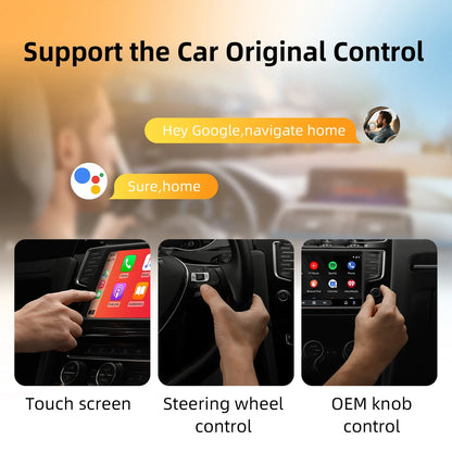 Wired to Wireless CarPlay & Android Auto Dongle, Adapter Stable Sync, 2026 model