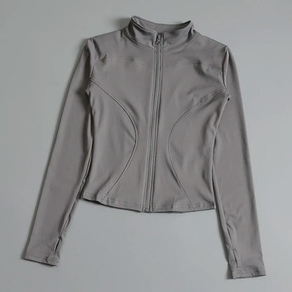 Women Long Sleeve Yoga Jacket for Peak Performance