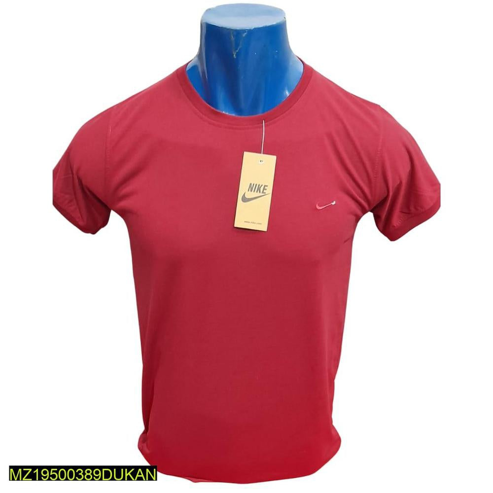 1 Pcs Men's Stitched Cotton Jersey Plain T-Shirt