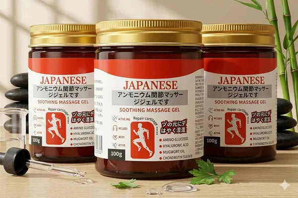 Japanese Soothing Massage Gel – Fast Pain Relief Balm for Back, Neck, Knee & Joint Pain | Buy 1 Get 1 Free (Pack of 2)
