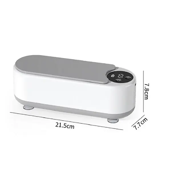 1pc High-Frequency Ultrasonic Glasses Cleaner Machine - Wireless Control, Multi-Purpose Cleaning for Eyewear and Accessories
