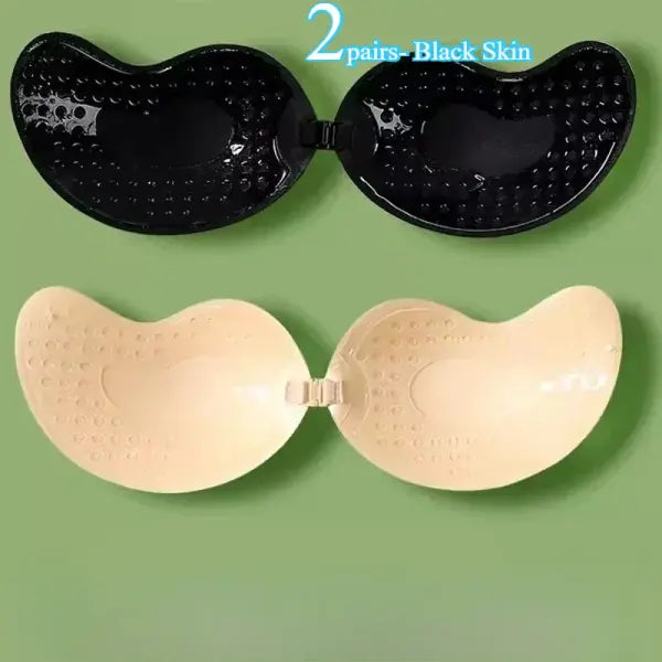 Invisible Push Up Adhesive Bra Silicone Seamless Front Closure Support